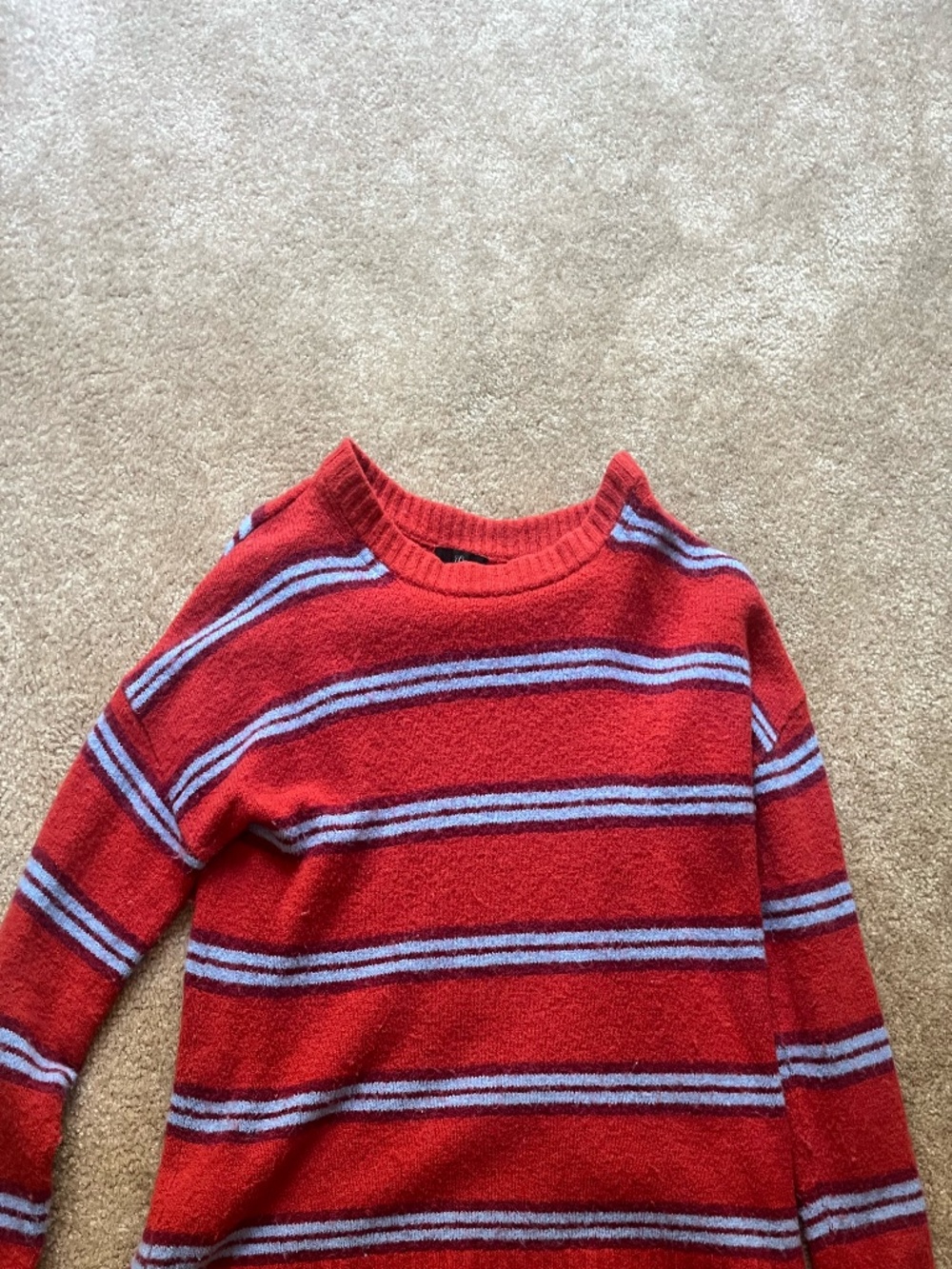 J.Crew Wool Blend Striped Sweater